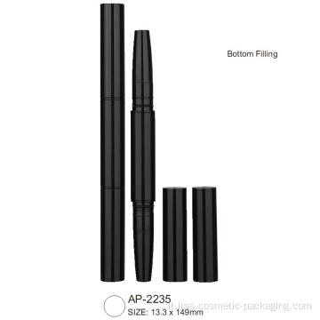 Pencil cosmetico in plastica automatica a doppia testa AP-2235